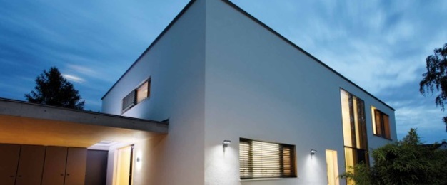 Außen­beleuchtung bei Krämer Elektro in Erzhausen