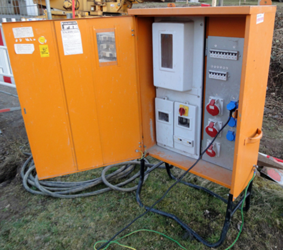 Baustromkasten bei Krämer Elektro in Erzhausen