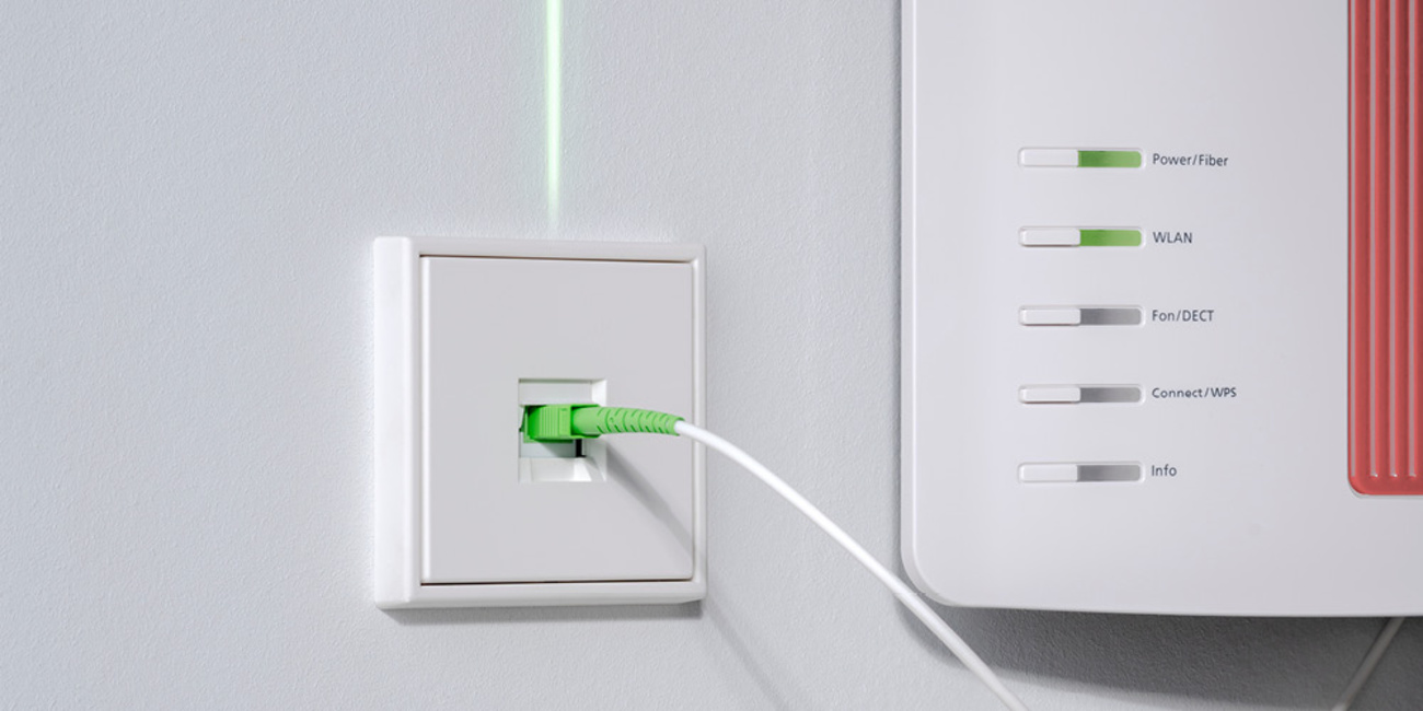 Die neuen Glasfaser-Anschlussdosen bei Krämer Elektro in Erzhausen