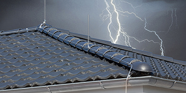 Äußerer Blitzschutz bei Krämer Elektro in Erzhausen
