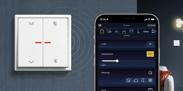 KNX RF Taster bei Krämer Elektro in Erzhausen